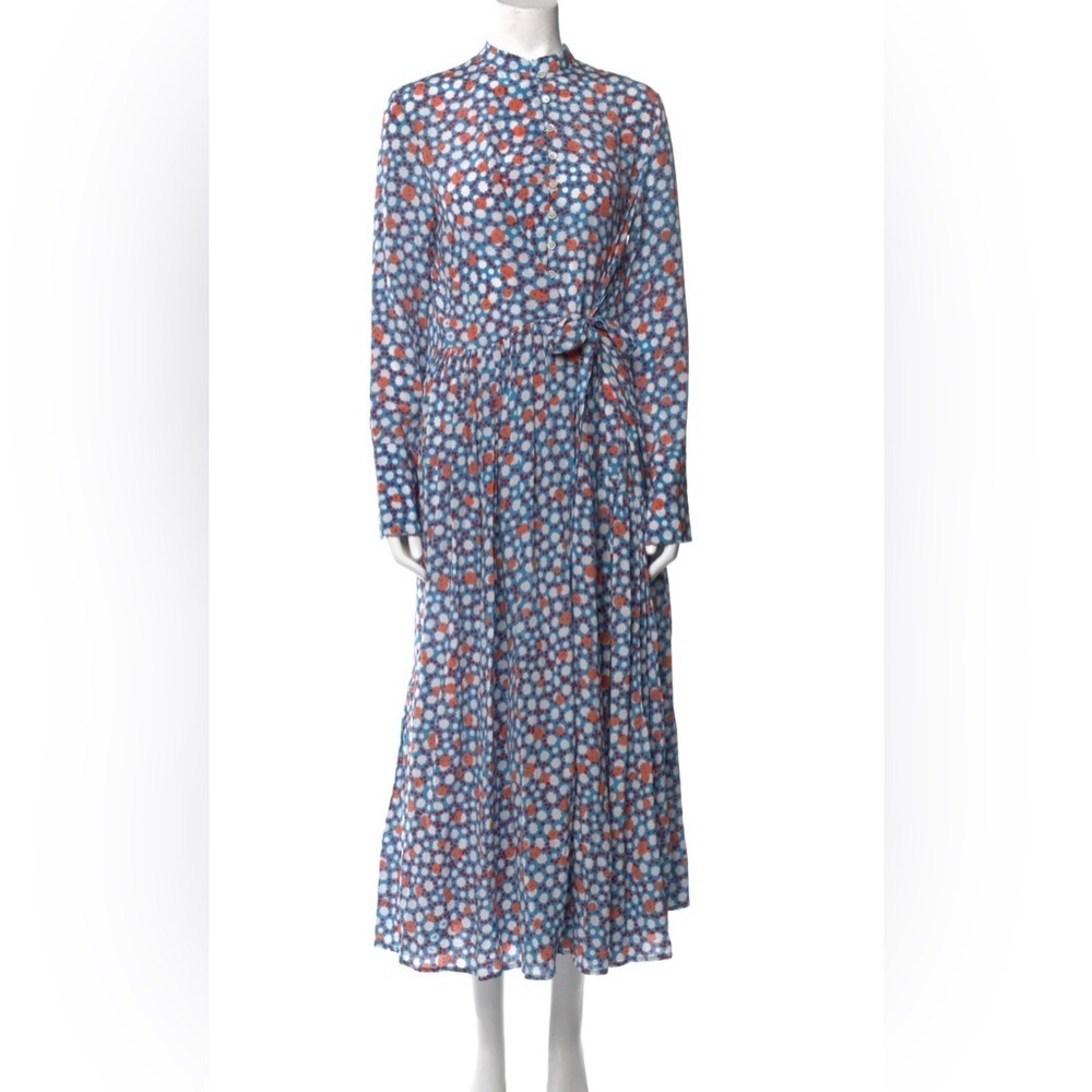 An An Londree Silk Long Dress sz small